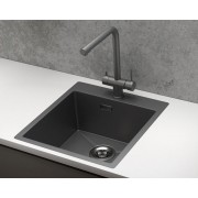 Кухонная мойка Granula GR-4600 ГРАФИТ МАТОВЫЙ 460х510 мм