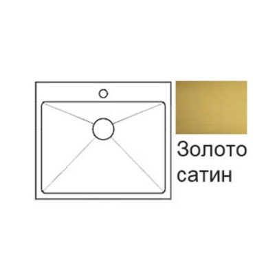 Кухонная мойка Granula GR-5951 ЗОЛОТО САТИН 590х510 мм Кухонная мойка Granula GR-5951 ЗОЛОТО САТИН 590х510 мм
