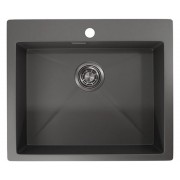 Кухонная мойка Granula GR-5951 ГРАФИТ МАТОВЫЙ 590х510 мм