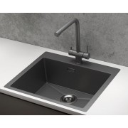 Кухонная мойка Granula GR-5951 ГРАФИТ МАТОВЫЙ 590х510 мм