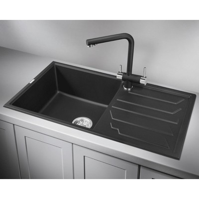 Кухонная мойка GRANULA GR-8601 турмалин 860х500мм Кухонная мойка GRANULA GR-8601 турмалин 860х500мм