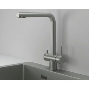 Кухонный смеситель Granula KS-7011 СТАЛЬ МАТОВАЯ