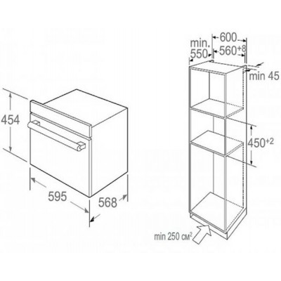 Духовка электрическая компактная MIDEA TF944EG9-BL Духовка электрическая компактная MIDEA TF944EG9-BL
