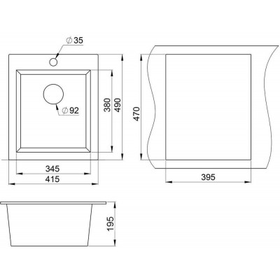 Granula GR-4201 пирит 415х490мм Granula GR-4201 пирит 415х490мм