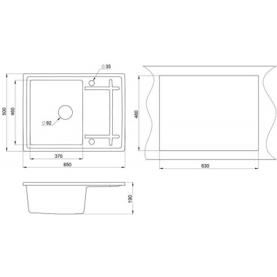 Granula GR-6501 пирит 650х500мм Granula GR-6501 пирит 650х500мм