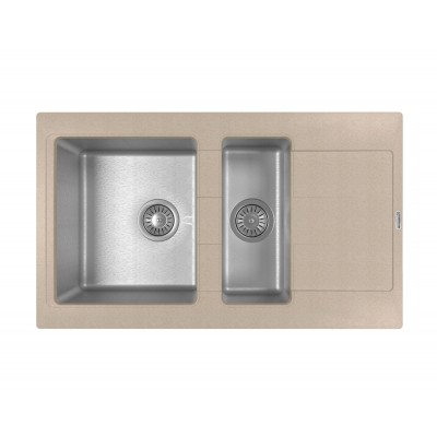Кухонная мойка Флорентина КОМБИ 860 К песочный Кухонная мойка Флорентина КОМБИ 860 К песочный