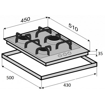 Варочная поверхность KORTING HG 465 CTX Варочная поверхность KORTING HG 465 CTX