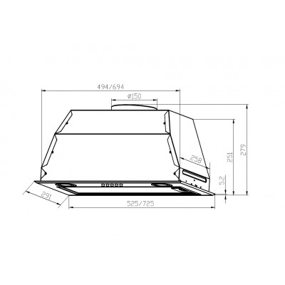 Вытяжка LEX GS BLOC Р 900 INOX Вытяжка LEX GS BLOC Р 900 INOX