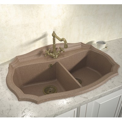 Кухонная мойка Флорентина ЭМИЛИЯ 870 черный Кухонная мойка Флорентина ЭМИЛИЯ 870 черный