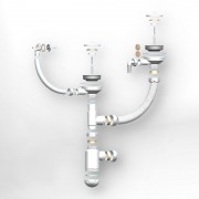 Сифон двойной Dr gans SMART GRAND 31 /2 Эконом