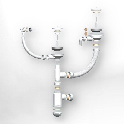 Сифон двойной Dr gans SMART GRAND 31 /2 Эконом Сифон двойной Dr gans SMART GRAND 31 /2 Эконом