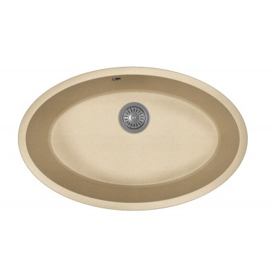Кухонная мойка Флорентина ВЕГА ОВАЛ бежевый Кухонная мойка Флорентина ВЕГА ОВАЛ бежевый