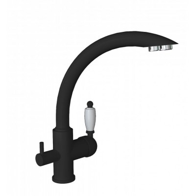 Смеситель Флорентина Шале FL цвет антрацит Смеситель Флорентина Шале FL цвет антрацит