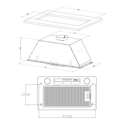 Вытяжка KORTING KHI 6631 RB Вытяжка KORTING KHI 6631 RB