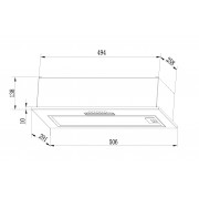 Вытяжка LEX GS BLOC LIGHT 600 WHITE