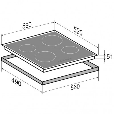 Варочная поверхность Zigmund & Shtain CIS 239.60 BX Варочная поверхность Zigmund & Shtain CIS 239.60 BX