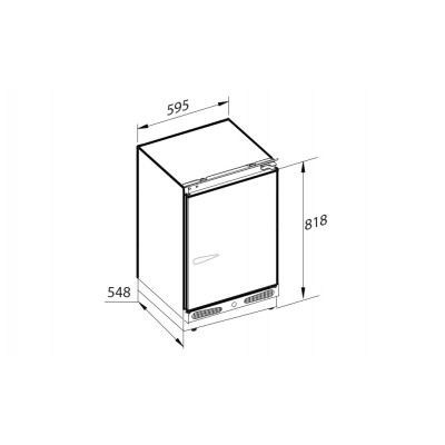 Холодильник Zigmund & Shtain BR 02 X Холодильник Zigmund & Shtain BR 02 X