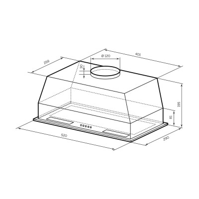 LEX HYPER 600 LIGHT IX вытяжка LEX HYPER 600 LIGHT IX вытяжка
