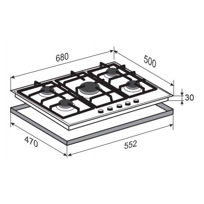Варочная поверхность Zigmund & Shtain G 12.7 B Варочная поверхность Zigmund & Shtain G 12.7 B