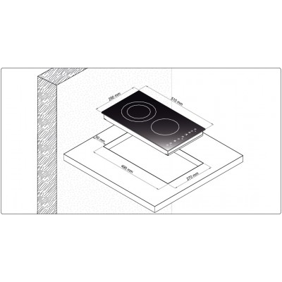 Варочная поверхность KORTING HK 32033 BW Варочная поверхность KORTING HK 32033 BW