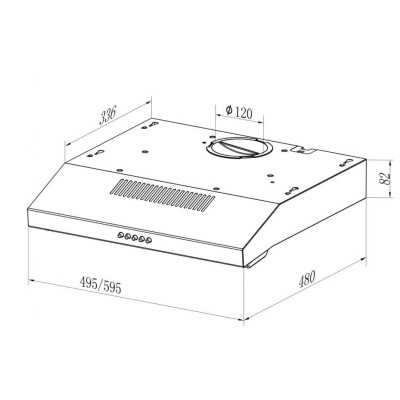 Вытяжка LEX S 500 WHITE Вытяжка LEX S 500 WHITE
