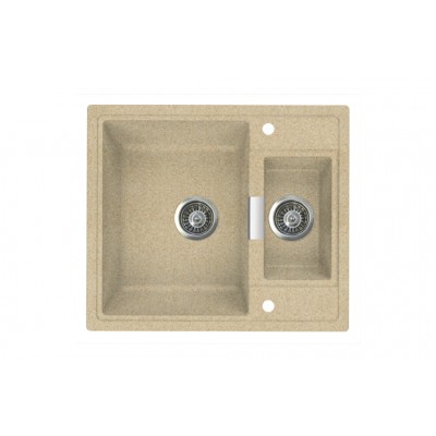 Кухонная мойка Флорентина ЛИПСИ 580 К бежевый Кухонная мойка Флорентина ЛИПСИ 580 К бежевый