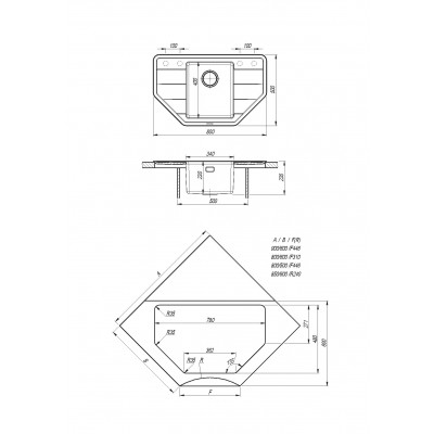 Кухонная мойка Флорентина КОМБИ 800 С песочный Кухонная мойка Флорентина КОМБИ 800 С песочный