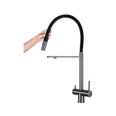 Кухонный смеситель ARONA ARM 309 BLACK Кухонный смеситель ARONA ARM 309 BLACK