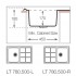 Кухонная мойка TopZero (prime) LTL 780.500.GT8K Кухонная мойка TopZero (prime) LTL 780.500.GT8K