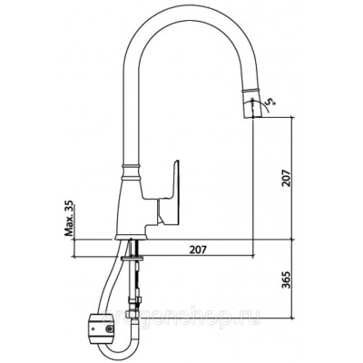 Смеситель TopZero OCTAVE TITAN Смеситель TopZero OCTAVE TITAN