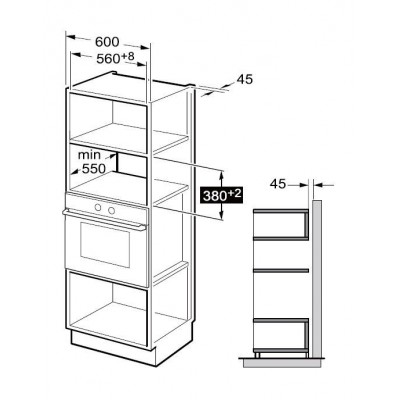 DeLonghi Встраиваемая микроволновая печь DMO 25NB ROMA DeLonghi Встраиваемая микроволновая печь DMO 25NB ROMA
