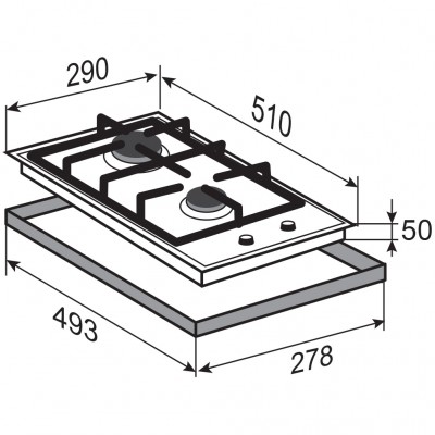 Варочная поверхность Zigmund & Shtain G 14.3 S Варочная поверхность Zigmund & Shtain G 14.3 S
