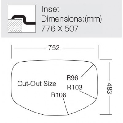 Кухонная мойка TopZero (wellinox) COP 776.507.15 - GT8K Кухонная мойка TopZero (wellinox) COP 776.507.15 - GT8K