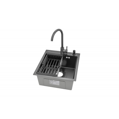 Мойка ARONA ARS 450*505 BLACK PVD NANO Мойка ARONA ARS 450*505 BLACK PVD NANO