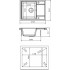 Кухонная мойка Флорентина ЛИПСИ 650 капучино Кухонная мойка Флорентина ЛИПСИ 650 капучино