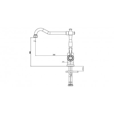 Смеситель TopZero RUBATO SS Смеситель TopZero RUBATO SS