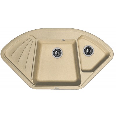 Кухонная мойка Флорентина КАПРИ бежевый Кухонная мойка Флорентина КАПРИ бежевый