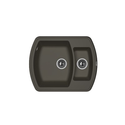 Кухонная мойка Флорентина НИРЕ 630 К антрацит Кухонная мойка Флорентина НИРЕ 630 К антрацит