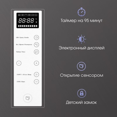 Микроволновая печь Zigmund & Shtain BMO 15.252 W Микроволновая печь Zigmund & Shtain BMO 15.252 W