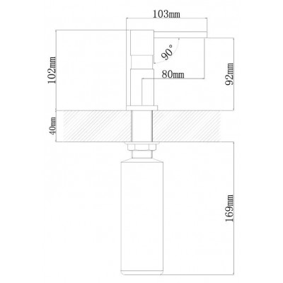 дозатор для жидкого мыла TopZero TPZ 110 SS, нержавейка дозатор для жидкого мыла TopZero TPZ 110 SS, нержавейка