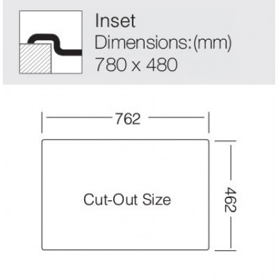 Кухонная мойка TopZero (wellinox) CLM 780.480.20 - GT6K Кухонная мойка TopZero (wellinox) CLM 780.480.20 - GT6K