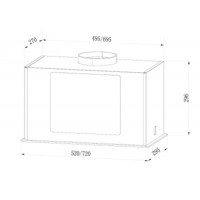 Вытяжка LEX GS BLOC G 600 WHITE Вытяжка LEX GS BLOC G 600 WHITE