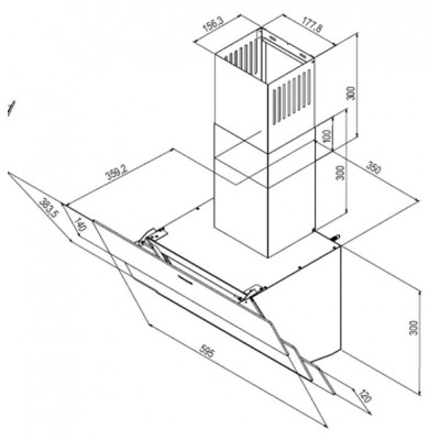 Kanzler вытяжка D 554 W Kanzler вытяжка D 554 W