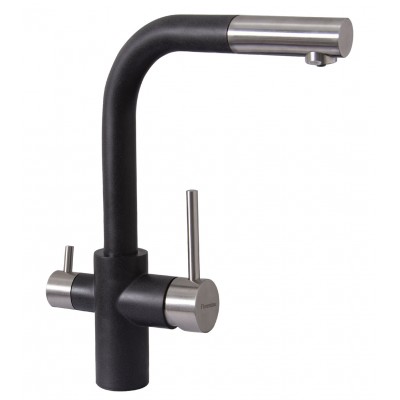 Смеситель Флорентина Кристалл FL цвет черный Смеситель Флорентина Кристалл FL цвет черный