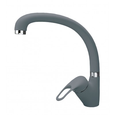 Смеситель ОМЕГА FL цвет серый шелк , Смеситель ОМЕГА FL цвет серый шелк ,