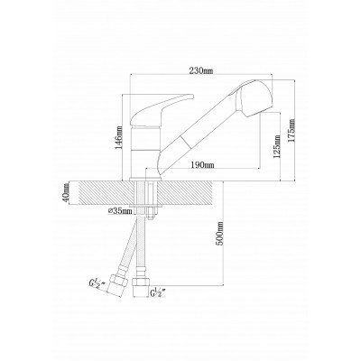 Смеситель TopZero Bruce 38 Ground Смеситель TopZero Bruce 38 Ground