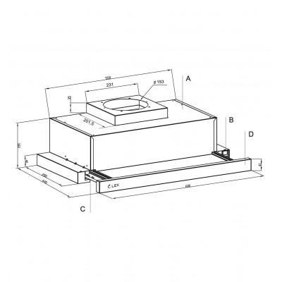 LEX HERMES G 600 GREY вытяжка LEX HERMES G 600 GREY вытяжка