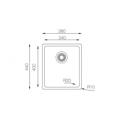 Кухонная мойка TopZero (prime) ME 340.GT10K Кухонная мойка TopZero (prime) ME 340.GT10K
