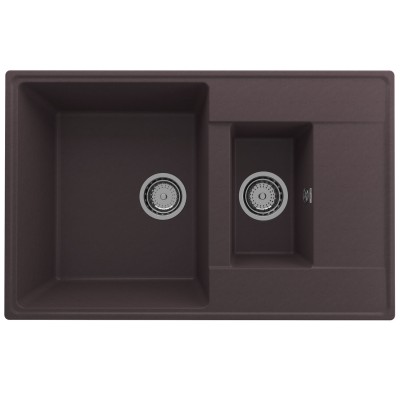 Мойка ULGRAN Quartz Prima 780 1,5 K-06 трюфель Мойка ULGRAN Quartz Prima 780 1,5 K-06 трюфель