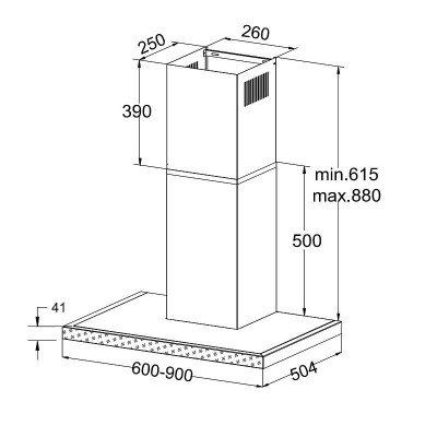 Вытяжка KORTING KHC 6989 GN Вытяжка KORTING KHC 6989 GN